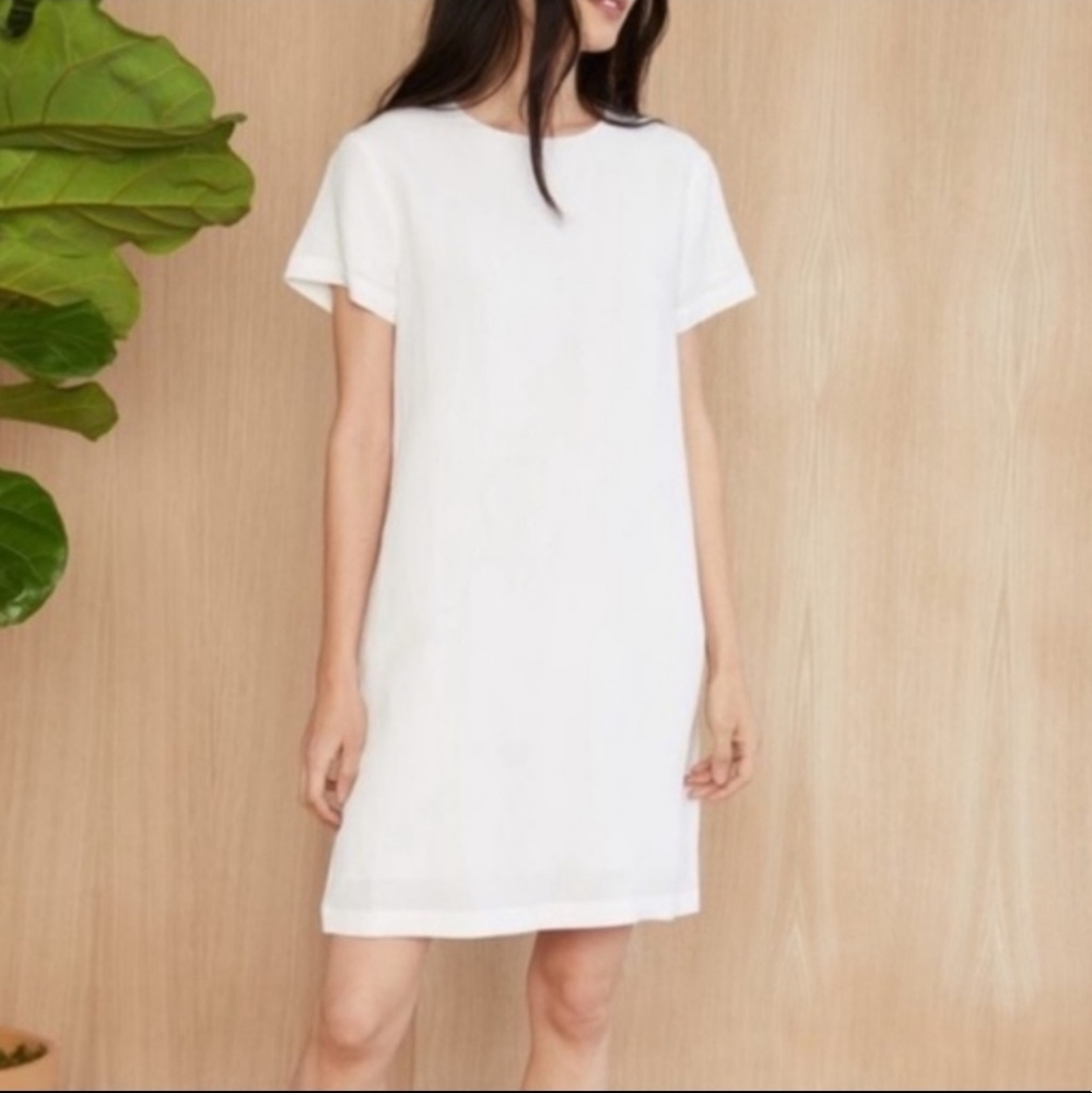 JENNI KAYNE shirt Dress linen blend size XL